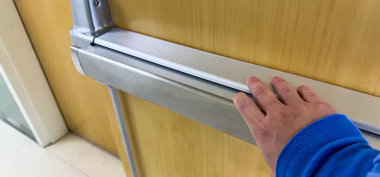 Installing a Push Bar on a Door Ennis